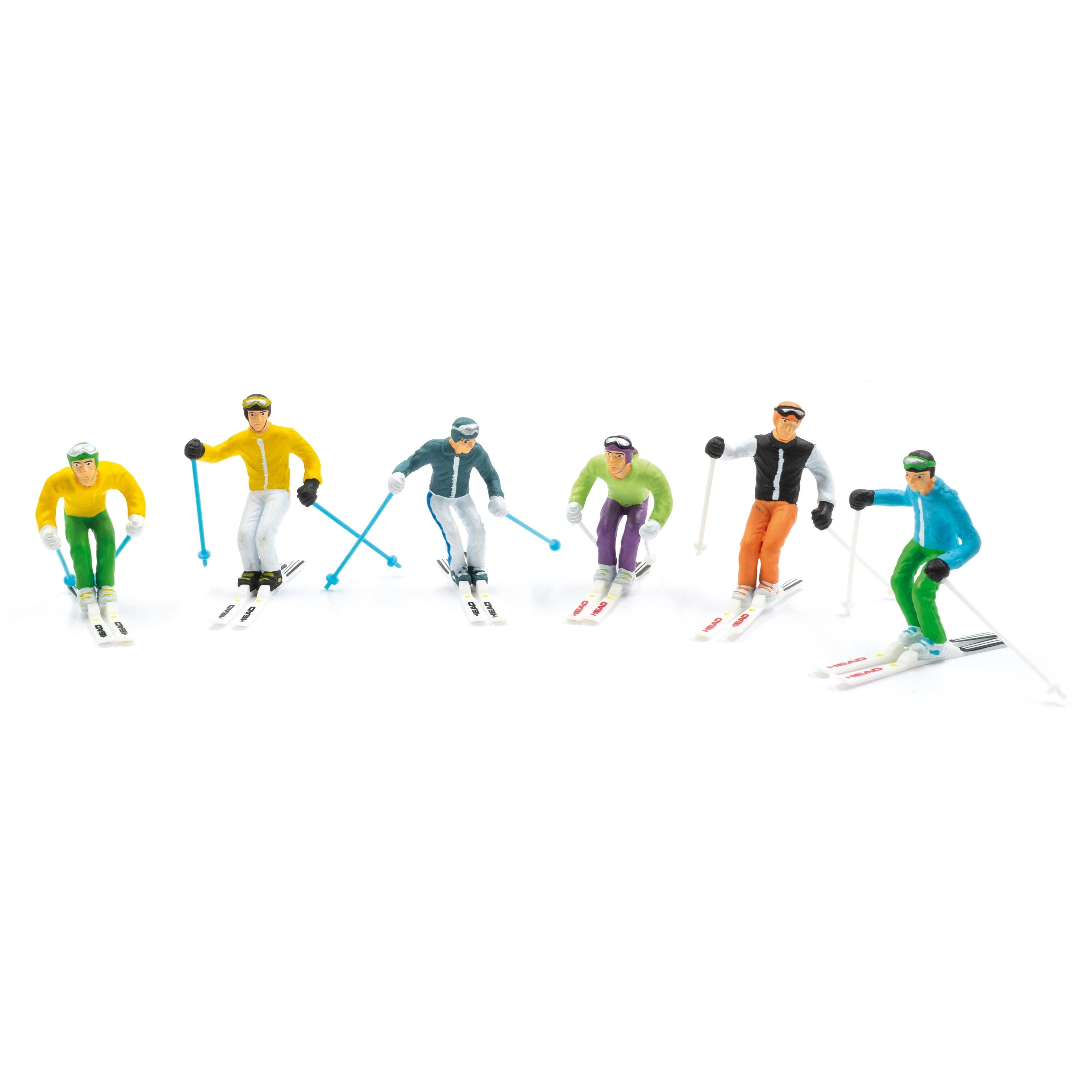 Jägerndorfer - 6 Figuren stehend (mit Skier) - KleinLand